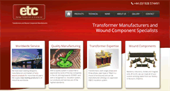Desktop Screenshot of express-transformers.co.uk